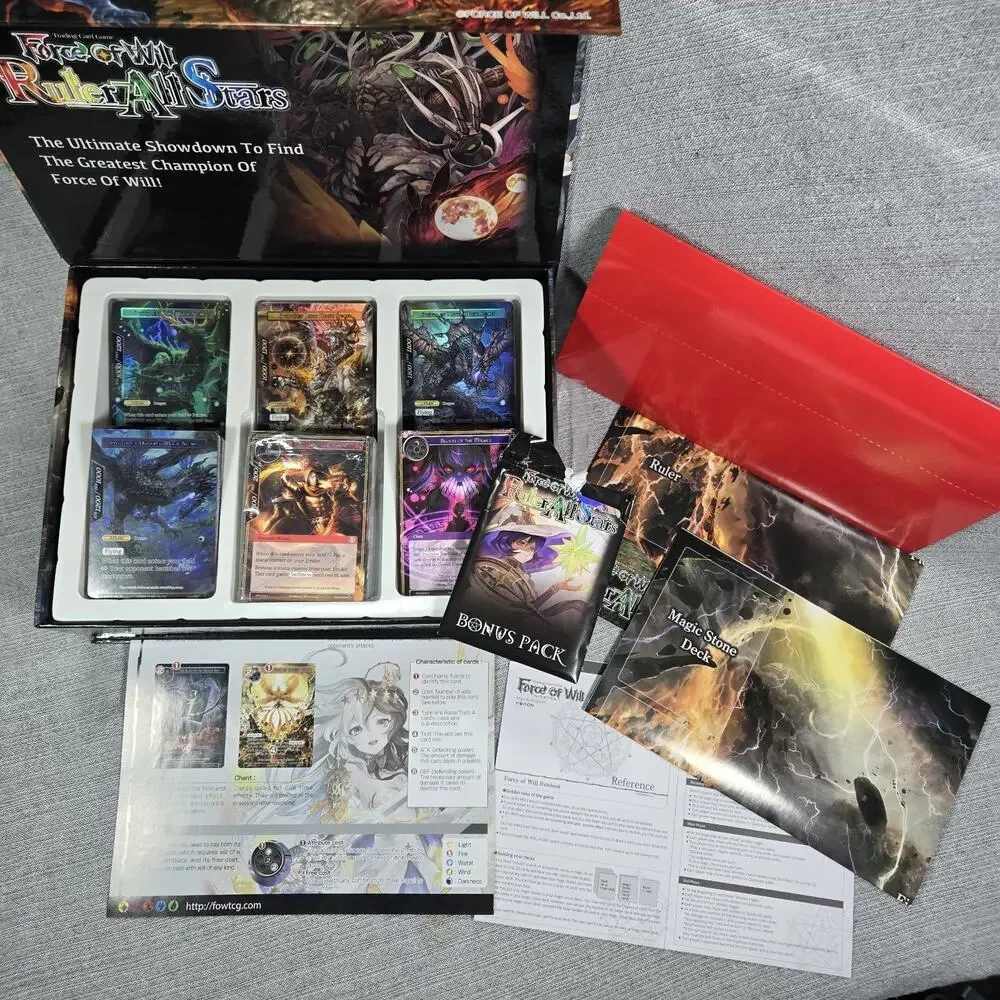 Force Of Will Vingolf Ruler All Stars Trading Card Game Rare Limited Boxed Set